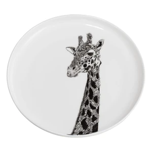 Biely porcelánový tanier Maxwell & Williams Marini Ferlazzo Giraffe, ø 20 cm