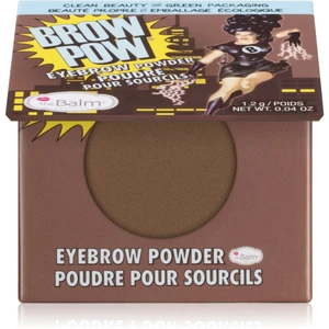 theBalm Browpow® púder na obočie v praktickom magnetickom puzdre odtieň Light Brown 1,2 g