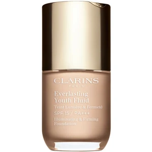 Clarins Everlasting Youth Fluid rozjasňujúci make-up SPF 15 odtieň 100 Lily 30 ml