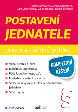 Postavení jednatele, Pravdová Markéta