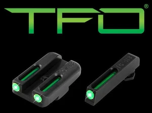 Mířidla TFO Tritium / Fiber-Optic Truglo® pro Glock® 42/43 – Černá (Barva: Černá)