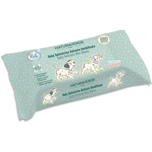 Disney Naturaverde Baby Delicate Wet Wipes vlhčené ubrousky pro děti 64 ks