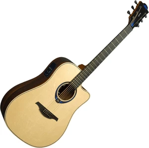 LAG Tramontane HyVibe 30 Natural Dreadnought Elektro-Akustikgitarren