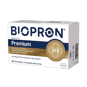 Biopron Premium probiotika a prebiotika při a po užívání antibiotik 60 kapslí