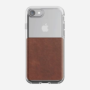 Nomad tok Clear CaseiPhone 7/8 - Rustic Brown