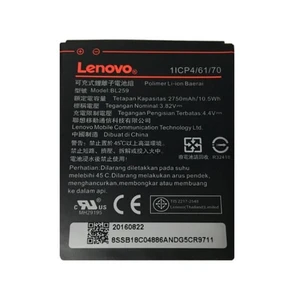 Eredeti akkumulátor Lenovo Vibe C2, (2750 mAh)