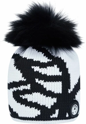 Sportalm Apera Womens Beanie with Fur Optical White UNI Bonnet de Ski