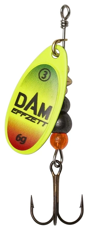 Dam třpytka effzett fluo spinner trio - velikost 6 hmotnost 20 g