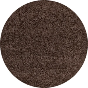 Kusový koberec Dream Shaggy 4000 Brown kruh-80x80 (průměr) kruh