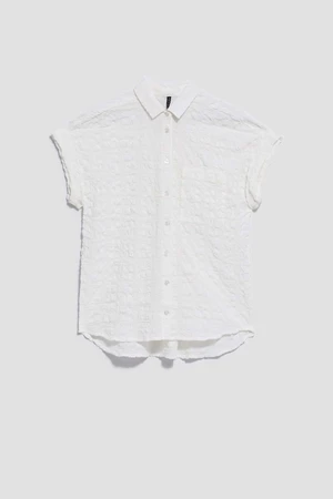 LADIES SHIRT L-KO-4022 WHITE