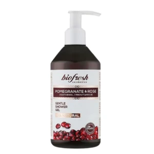 BIOFRESH Jemný sprchový gél s panthenolom a B5 Pomegranate & Rose 250 ml