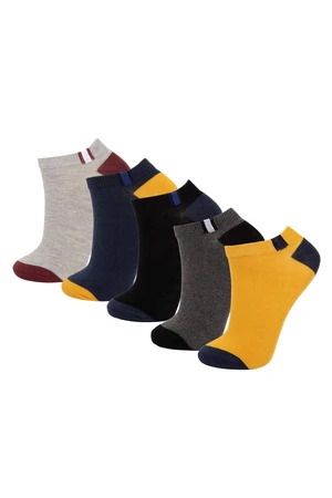 DEFACTO DFC - Boys 5-Pack Cotton Ankle Socks