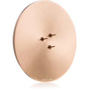 ester & erik accessories candle plates svícen na vonnou svíčku matt rose gold 9 cm