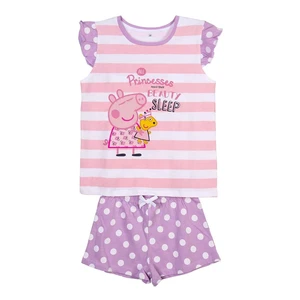 SHORT PYJAMAS SINGLE JERSEY SUSPENDERS PEPPA PIG