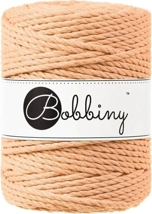 Bobbiny 3PLY Macrame Rope 5 mm 100 m Peach Fuzz Šňůra