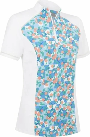 Callaway Women Cubist Oranges Brilliant White M Polo-Shirt