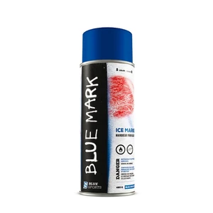 Blue Sports Ice Surface Marker red spray