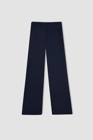 DEFACTO Wide Leg Straight Leg Crepe Trousers