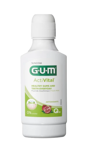 GUM Ústní voda ActiVital s Q10, 300 ml