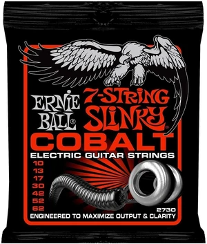 Ernie Ball 2730 Slinky Cobalt 7-String Set de corzi pentru chitară electrică