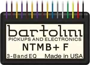 Bartolini NTMB+F 3-Band EQ Preamp Module Preamplificator pentru bas