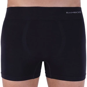 Men's boxers Gino seamless bamboo black