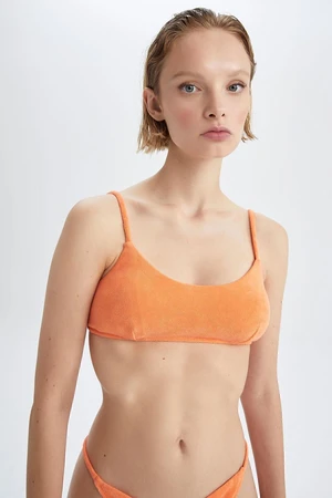 DEFACTO Fall In Love Regular Fit Terry Bikini Top