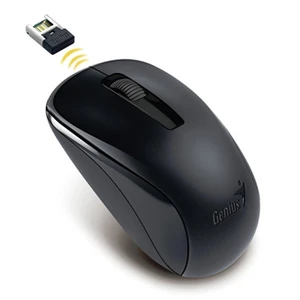 Genius Myš NX-7005, 1200DPI, 2.4 [GHz], optická, 3tl., bezdrátová USB, černá, AA