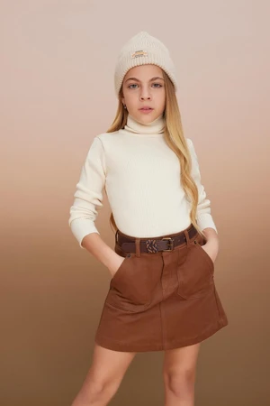 DEFACTO Girls Turtleneck Sweater