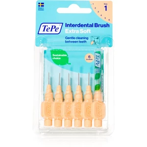 TePe Interdental Brush Extra Soft medzizubné kefky Orange 0,45 mm 6 ks