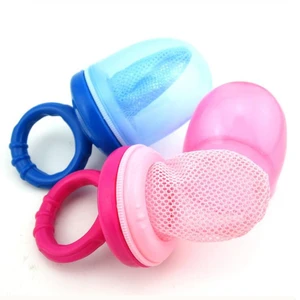 New Baby Pacifier Fresh Food Nibbler Feeder Newborn Safety Feeding Nipple Mesh Bag Infant Chew Fruits Vegetables Chupeta Soother