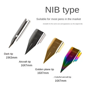 Replaceable Dazzling Student School 0.38mm Fountain Pen Nibs Writting Tools Pen Tip Replacements Pen Accessories