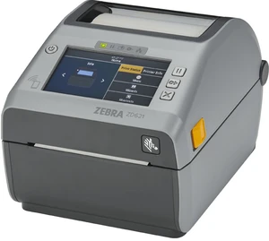 Zebra ZD621d ZD6A142-D4EL02EZ DT, 8 dots/mm (203 dpi), tiskárna štítků, RTC, USB, USB Host, RS232, BT, Ethernet, Wi-Fi, řezačka, grey (nástupce GC420t