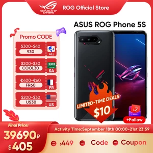 ASUS ROG 5S 5 S smartphone 5G Snapdragon 888 Plus 6.78'' 144Hz AMOLED display 6000mAh 65W Fast charge ROG 5S Gaming Global Rom