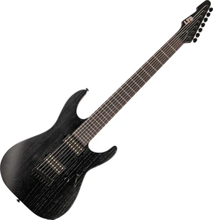 ESP LTD AW-7 Baritone Alex Wade Open Grain Black Elektromos gitár