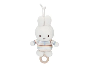 LITTLE DUTCH Hudobný zajačik miffy vintage pruhy