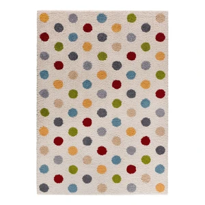 Kremowy dywan 133x190 cm Norge Dots – Universal