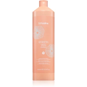 Echosline Keratin veg Shampoo vyživujúci šampón pre obnovu a posilnenie vlasov s aminokyselinami 1000 ml