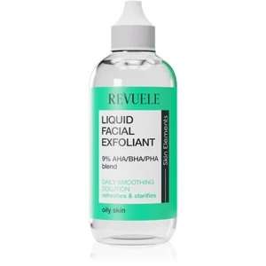 Revuele Liquid Facial Exfoliant 9% AHA/BHA/PHA blend exfoliačné peelingové sérum pre mastnú pleť 125 ml