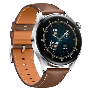 HUAWEI Watch 3 Brown Leather chytré hodinky