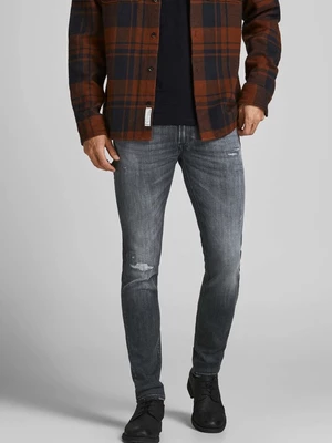 Jack & Jones Iliam Jeans Šedá