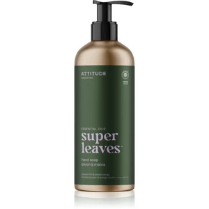 Attitude Super Leaves Essentials prírodné mydlo na ruky Peppermint & Sweet Orange 473 ml