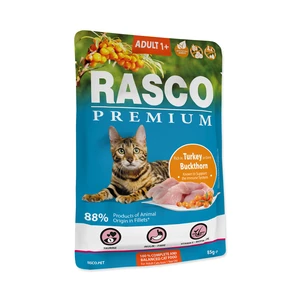 Rasco Premium Adult krůta s rakytníkem kapsička 85 g