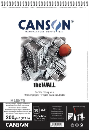 Canson Sp The Wall Album per schizzi 43,7 x 29,7 cm 200 g White