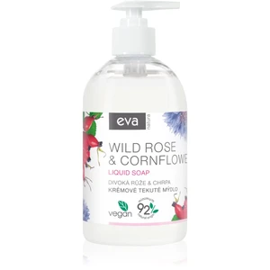 Eva Natura Wild rose & Cornflower krémové tekuté mydlo na ruky 500 ml