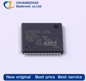 1Pcs New original STM32L431VCT6 256KB ARM Cortex-M4 64KB 80MHz FLASH 83 LQFP-100(14x14) Microcontroller Units