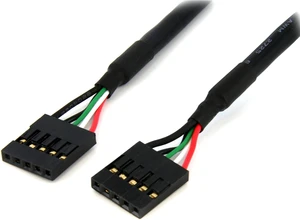 24in Internal 5pin USB IDC Motherboard Header Cable F/F - USB cable - 5pin IDC (F) to 5pin IDC (F) - USB 2.0 - 2ft -USBINT5PIN24