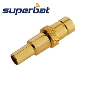 Superbat 10pcs 75 Ohm SMB Male Straight Crimp Attachment RF Coaxial Connector for Cable RG316 ,RG174,LMR100