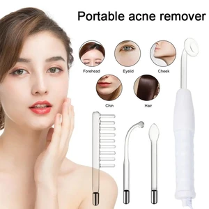 Portable Handheld High Frequency Skin Therapy Wand Machine For Acne Treatment Skin Tightening Wrinkle Reducing Y4H2