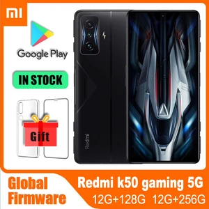 Xiaomi Redmi k50 Gaming 5G 12G 256G Smartphone Cellphone Side fingerprint facial recognition Qualcomm Snapdragon 8Gen1 120W QC3